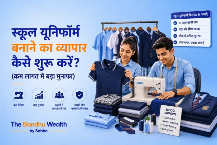 स्कूल यूनिफॉर्म बनाने का व्यापार कैसे शुरू करें? (कम लागत में बड़ा मुनाफा)