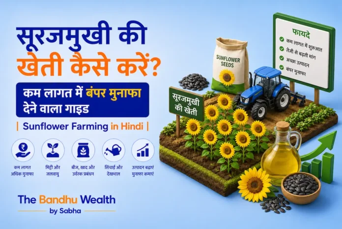 Sunflower Farming in Hindi
